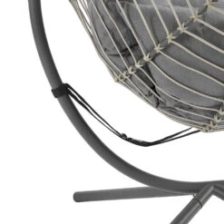 Harrington Rattan + Rope Indoor Outdoor SINGLE Hanging Chair 20 Harrington Rattan + Rope Indoor Outdoor SINGLE Hanging Chair -FINZ Furniture Shop 13