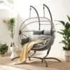 Harrington Rattan + Rope Indoor Outdoor DOUBLE Hanging Chair 2 Harrington Rattan + Rope Indoor Outdoor DOUBLE Hanging Chair -FINZ Furniture Shop 21
