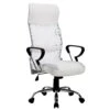 Sleek Design High Back Mesh Fabric Swivel Office Chair With Chrome Base, MO57 White 1 Sleek Design High Back Mesh Fabric Swivel Office Chair With Chrome Base, MO57 White -FINZ Furniture Shop 399ff5b0 b3be 42b6 ae98 60a57dfcf34e
