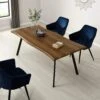 Kenora Wood Effect 150 Cm Dining Table With Curved Edges 4 Seater 2 Kenora Wood Effect 150 Cm Dining Table With Curved Edges 4 Seater -FINZ Furniture Shop 4393adcd d7cd 4a6b a808 9eaa6c0da583