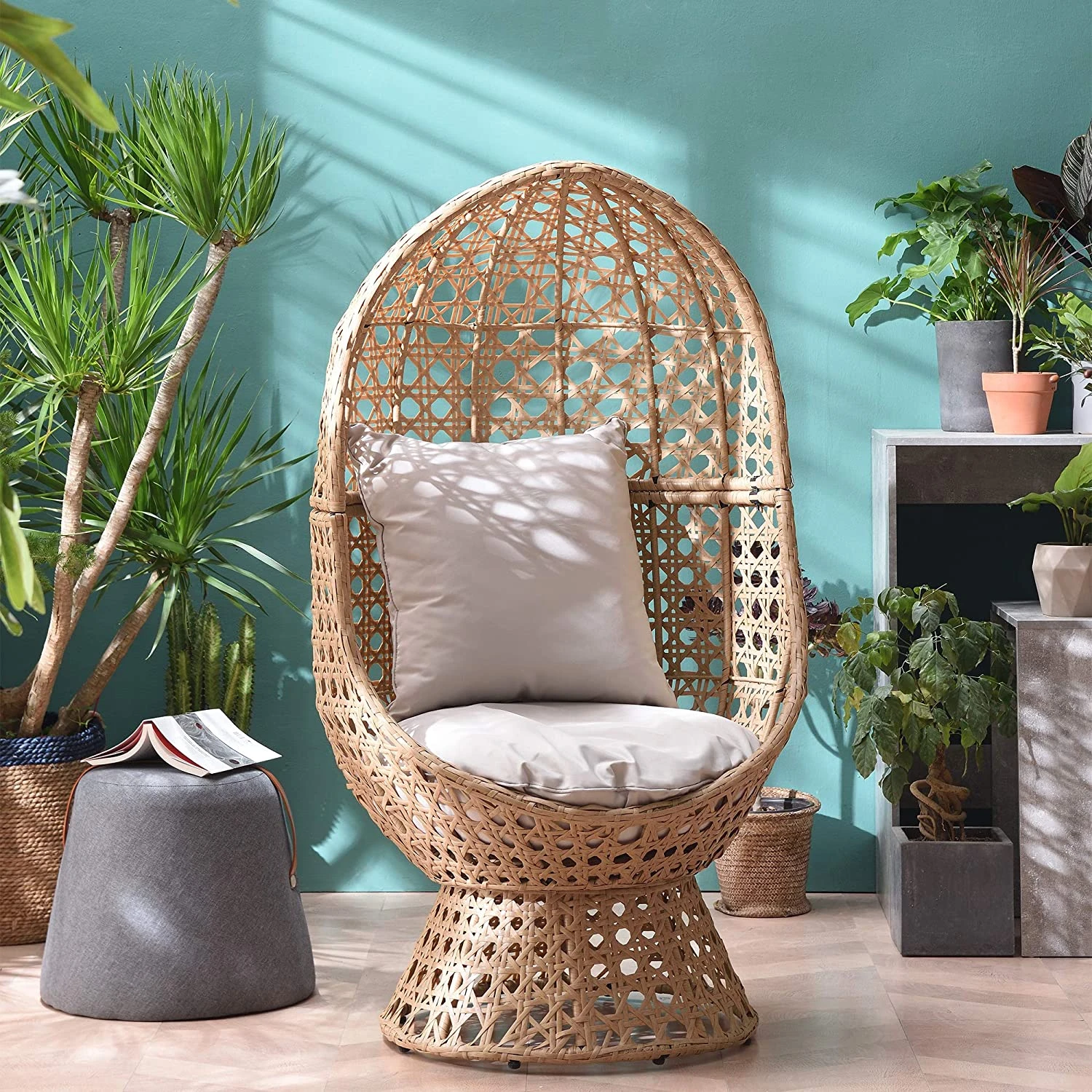 Nerida Rattan Cocoon Chair 3 Nerida Rattan Cocoon Chair