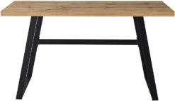 KLOTEN Oak Desk With Black Metal Legs -FINZ Furniture Shop 71vArGnyR9L. AC SL1500