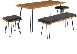 MEILEN Oak Dining Table Set With 2 Stools And 1 Dining Bench 12 MEILEN Oak Dining Table Set With 2 Stools And 1 Dining Bench -FINZ Furniture Shop 819iXHzyyfL. AC SL1500