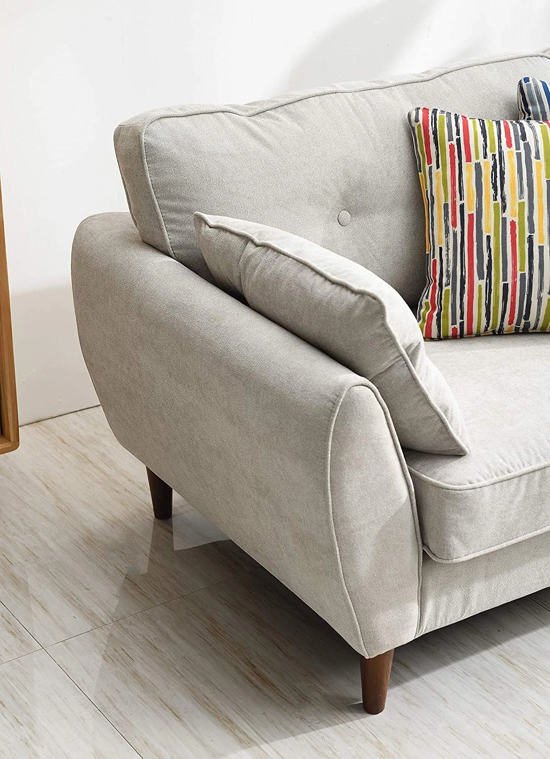 Brooks Fabric Sofa Range In Stone Beige 15 Brooks Fabric Sofa Range In Stone Beige - Image 13