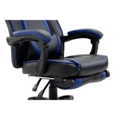 High Back Recliner Gaming Swivel Chair With Footrest & Adjustable Lumbar & Head Cushion, MR49 Black & Blue 17 High Back Recliner Gaming Swivel Chair With Footrest & Adjustable Lumbar & Head Cushion, MR49 Black & Blue -FINZ Furniture Shop 81HQbeDdglL. SL1500