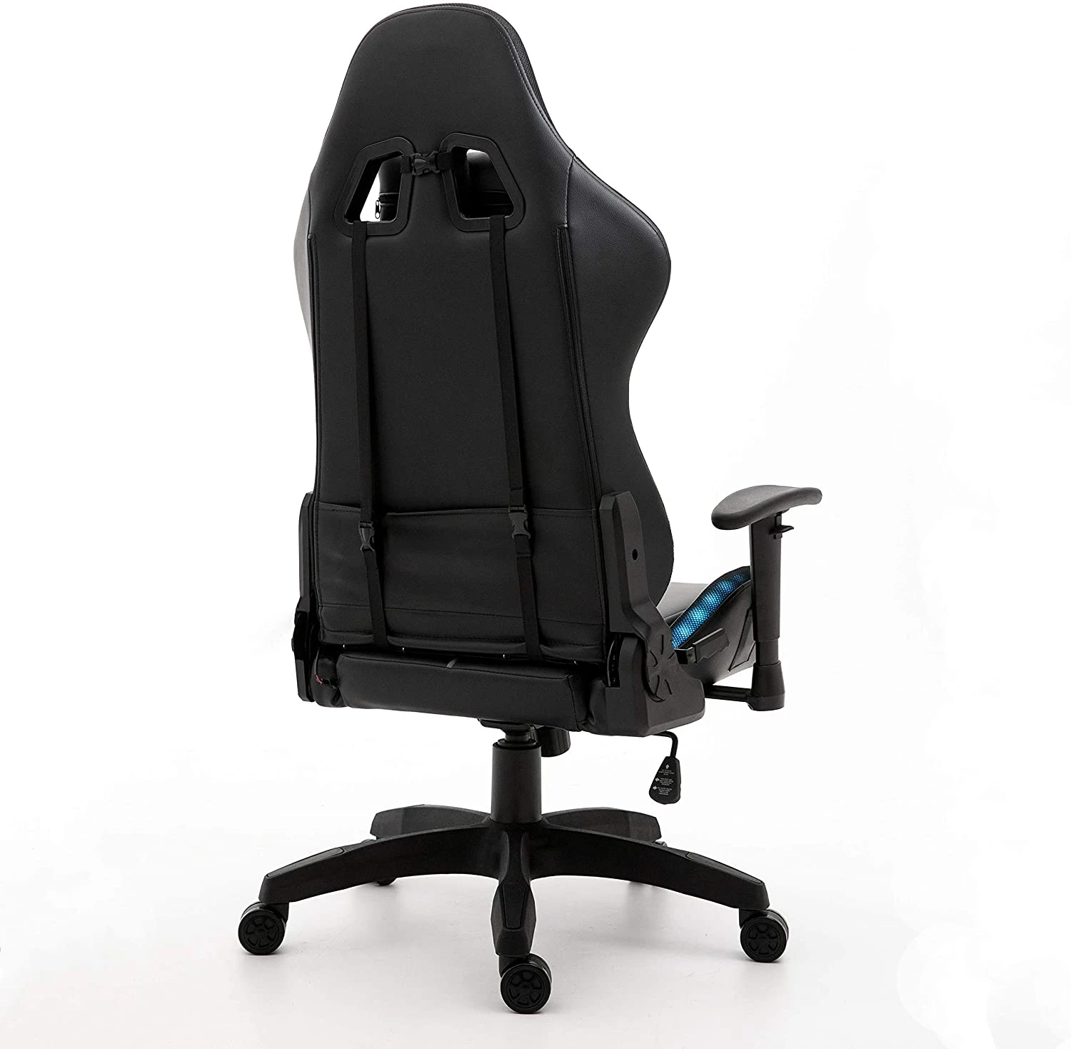 VIRIBUS X1 Office Gaming Chair With 12-Colour LED Light, Black 7 VIRIBUS X1 Office Gaming Chair With 12-Colour LED Light, Black - Image 5