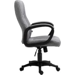 Swivel Office Desk Chair MO19 Grey Fabric -FINZ Furniture Shop 81NOY9D90WL. AC SL1500 612d60ed 4a3b 4a54 b663 61c99f803f2d