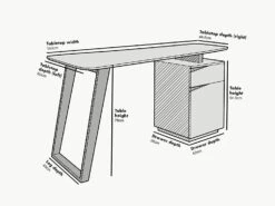 Soren Oak And White Desk With Cupboard 13 Soren Oak And White Desk With Cupboard -FINZ Furniture Shop 81VR9ZyeEOL. AC SL1500