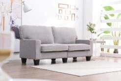 Sherbrook 3 Seater Fabric Sofa With Contrasting Trim In Light Grey Fabric 12 Sherbrook 3 Seater Fabric Sofa With Contrasting Trim In Light Grey Fabric -FINZ Furniture Shop 81cNQtBhxAL. AC SL1500