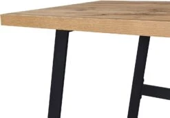 KLOTEN Oak Desk With Black Metal Legs -FINZ Furniture Shop 81nlSCjItdL. AC SL1500