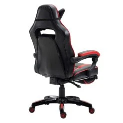 High Back Recliner Gaming Swivel Chair With Footrest & Adjustable Lumbar & Head Cushion, MR49 Black & Red 16 High Back Recliner Gaming Swivel Chair With Footrest & Adjustable Lumbar & Head Cushion, MR49 Black & Red -FINZ Furniture Shop 81o5KFIaE7L. SL1500