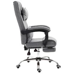 Lawrence Executive Reclining Chair With Foot And Headrest In Grey 10 Lawrence Executive Reclining Chair With Foot And Headrest In Grey -FINZ Furniture Shop 913 tzm4eoL. SL1500