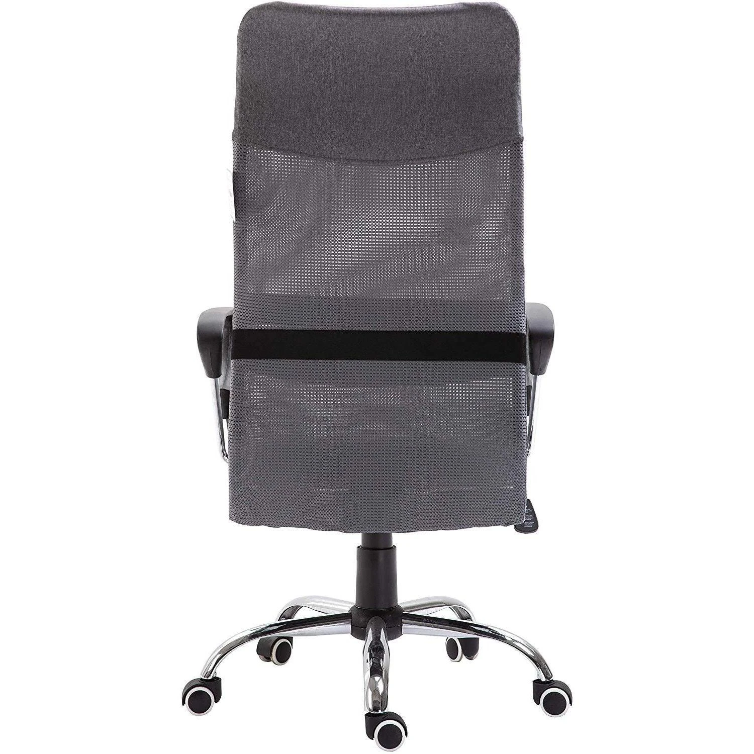 High Back Mesh Fabric Swivel Office Chair, MO57 Grey 7 High Back Mesh Fabric Swivel Office Chair, MO57 Grey - Image 5