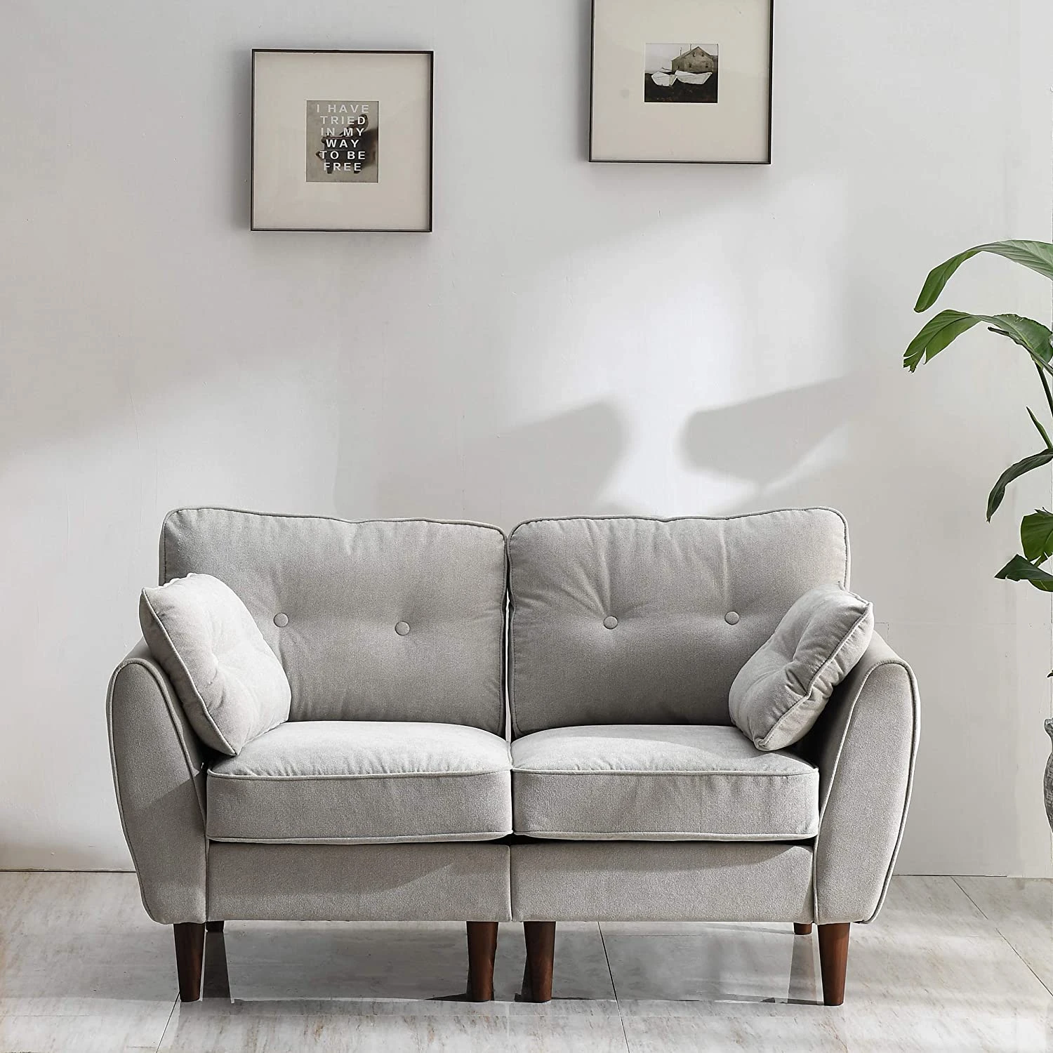 Brooks Fabric Sofa Range In Stone Beige 4 Brooks Fabric Sofa Range In Stone Beige - Image 2