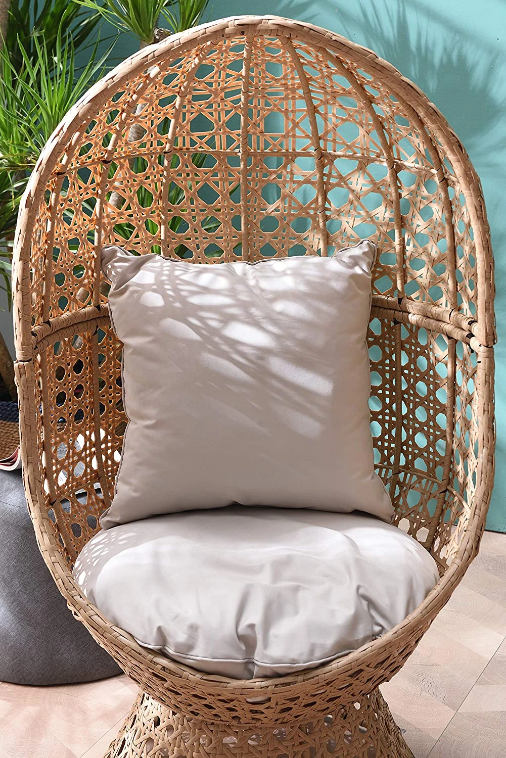 Nerida Rattan Cocoon Chair 7 Nerida Rattan Cocoon Chair - Image 5