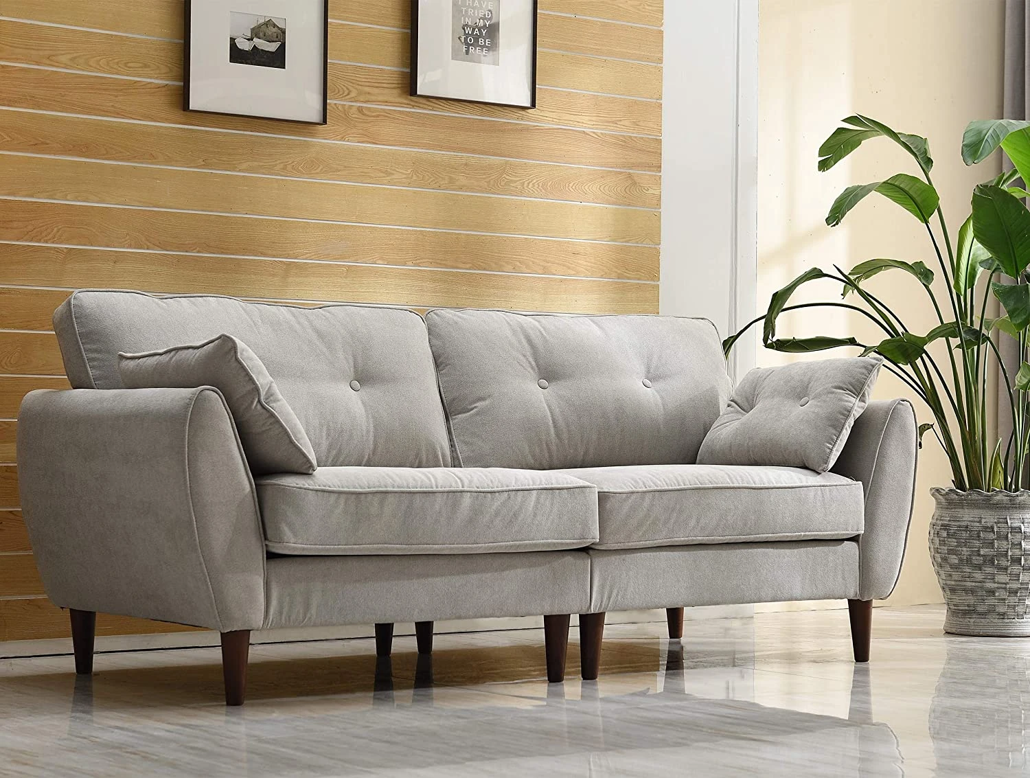 Brooks Fabric Sofa Range In Stone Beige 12 Brooks Fabric Sofa Range In Stone Beige - Image 10