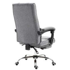 Lawrence Executive Reclining Chair With Foot And Headrest In Grey 11 Lawrence Executive Reclining Chair With Foot And Headrest In Grey -FINZ Furniture Shop 91vfKJhxRrL. SL1500