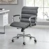 Kingston Vintage Effect Faux Leather Office Chair With Chrome Frame And Aluminium Base Grey 1 Kingston Vintage Effect Faux Leather Office Chair With Chrome Frame And Aluminium Base Grey -FINZ Furniture Shop 96bdbbe2 8b92 474e 9ece 0f0ec284a951