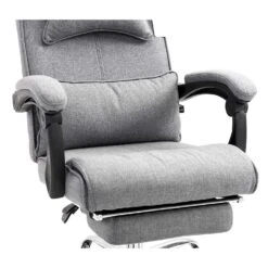 Lawrence Executive Reclining Chair With Foot And Headrest In Grey 13 Lawrence Executive Reclining Chair With Foot And Headrest In Grey -FINZ Furniture Shop A1l UZfPn9L. SL1500