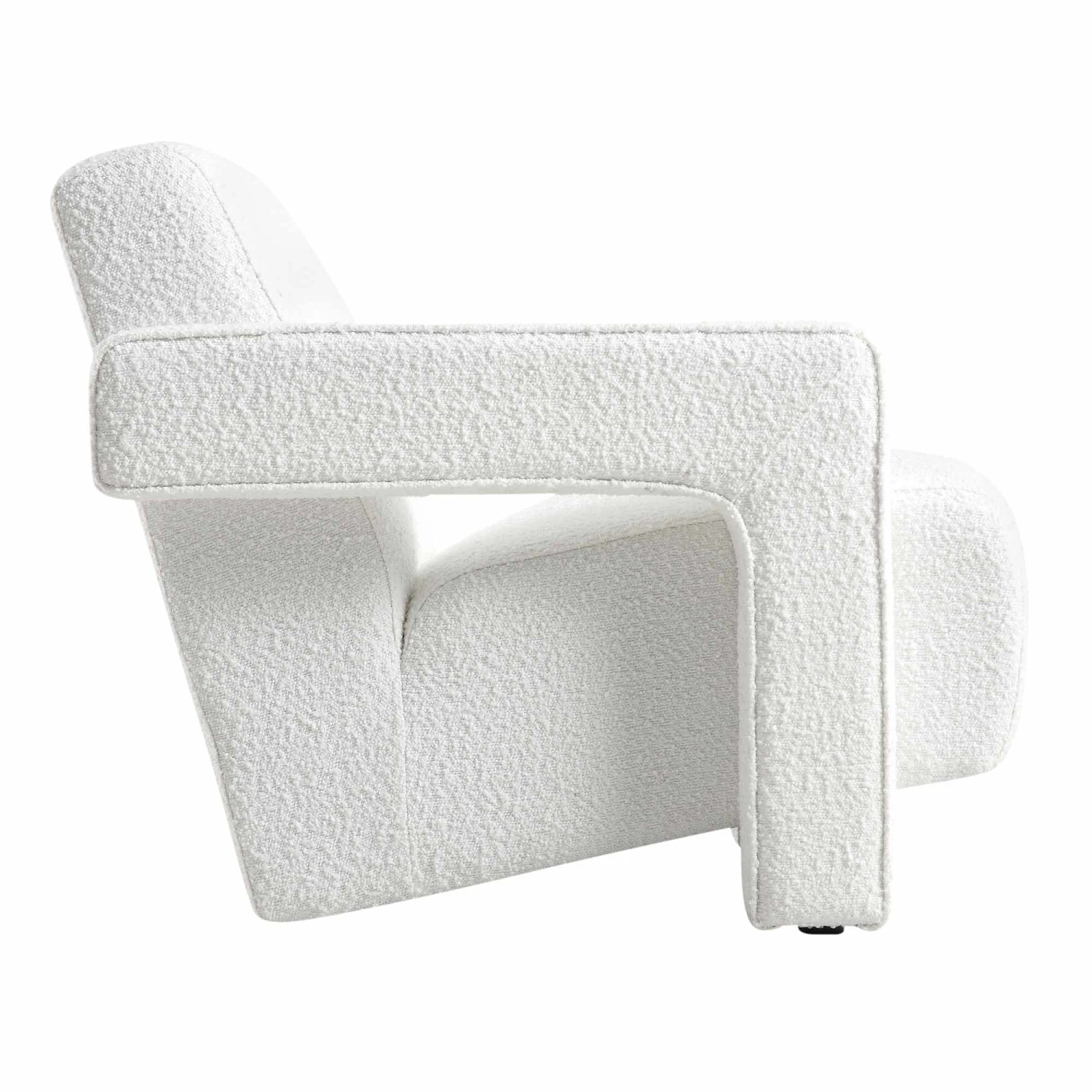 Brompton Sculptural Armchair, White Boucle 9 Brompton Sculptural Armchair, White Boucle - Image 7