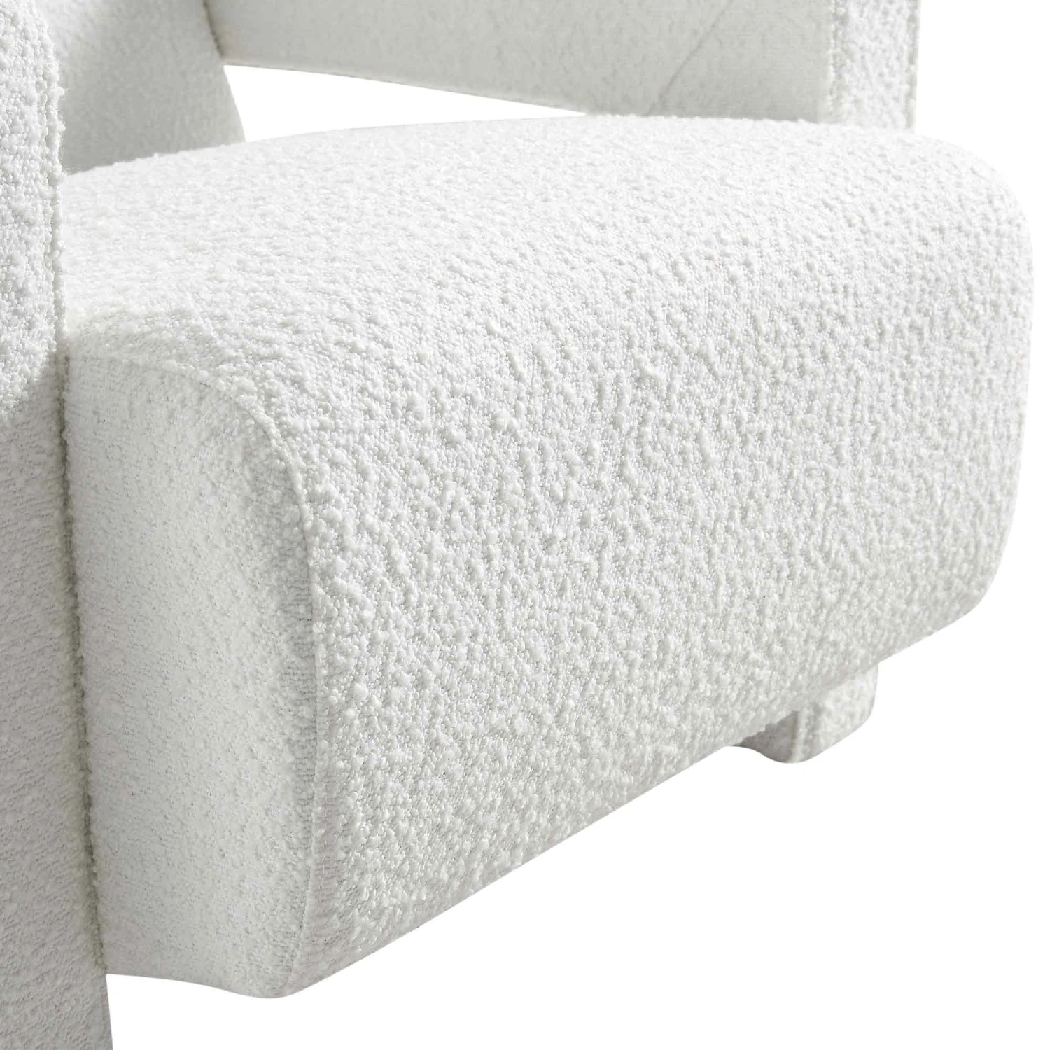 Brompton Sculptural Armchair, White Boucle 13 Brompton Sculptural Armchair, White Boucle - Image 11