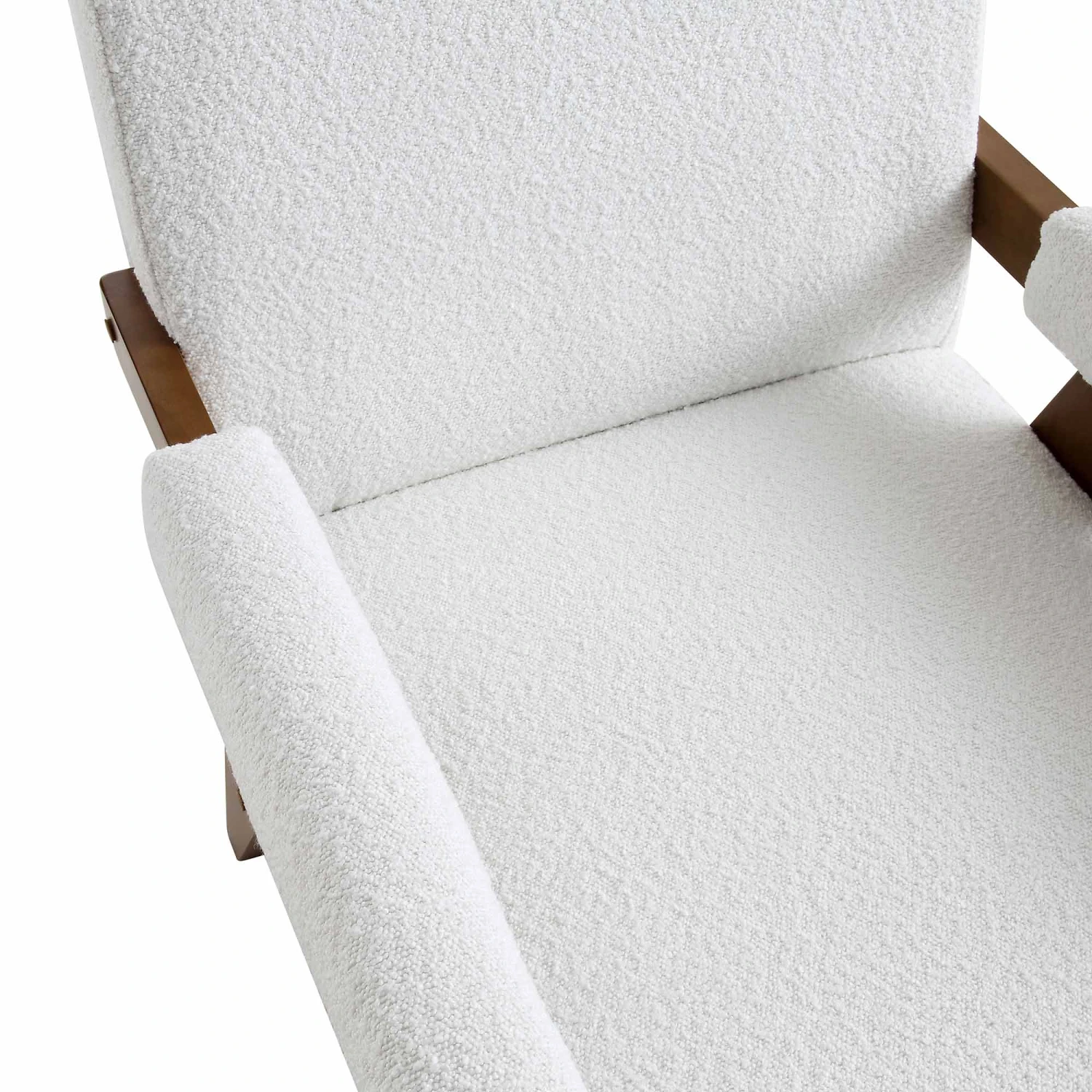 Chinnor White Boucle Accent Chair 11 Chinnor White Boucle Accent Chair - Image 9