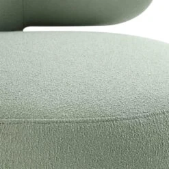 Penn Sage Green Boucle Wing Back Accent Chair -FINZ Furniture Shop ACH 750 GREEN BOUCLE detail2