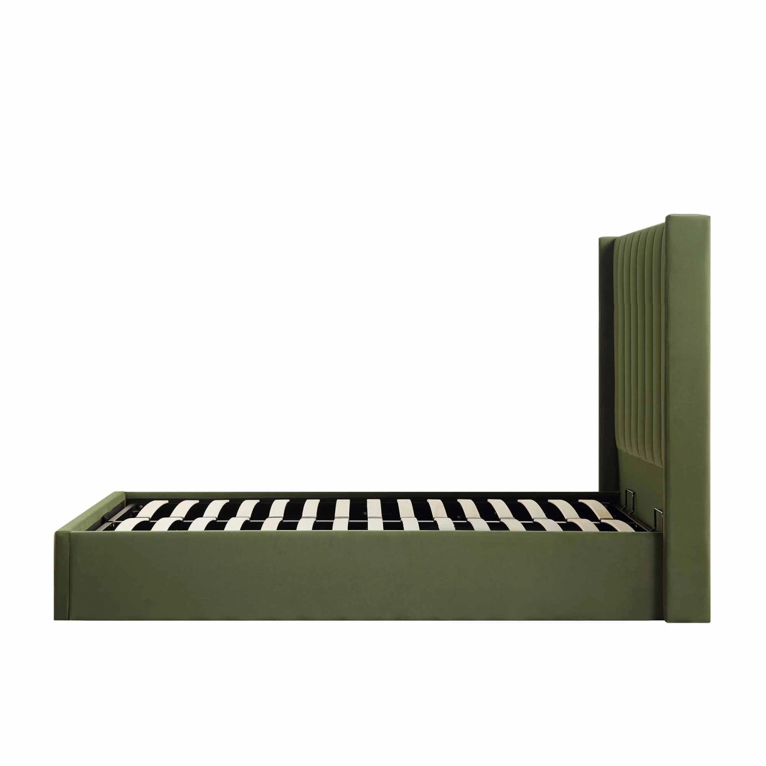 Wilton Moss Green Velvet Ottoman Storage Bed 13 Wilton Moss Green Velvet Ottoman Storage Bed - Image 11