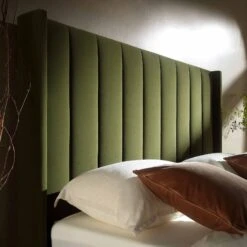 Wilton Moss Green Velvet Ottoman Storage Bed 21 Wilton Moss Green Velvet Ottoman Storage Bed -FINZ Furniture Shop AH 017 MOSS VEL scene3