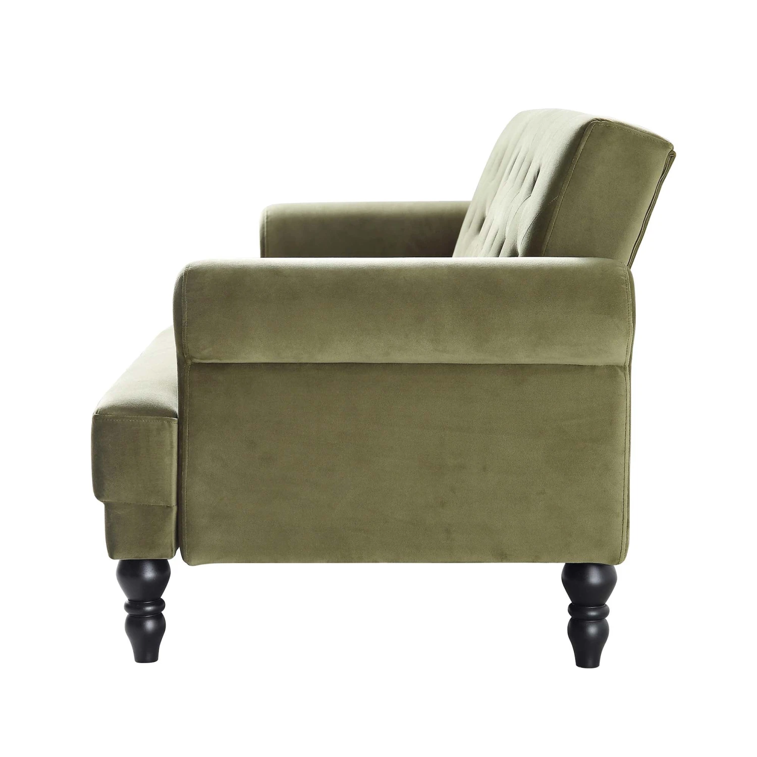 Hanney 3-Seater Chesterfield Sofabed In Moss Green Velvet 13 Hanney 3-Seater Chesterfield Sofabed In Moss Green Velvet - Image 11