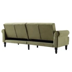 Hanney 3-Seater Chesterfield Sofabed In Moss Green Velvet 30 Hanney 3-Seater Chesterfield Sofabed In Moss Green Velvet -FINZ Furniture Shop AYSF 011 MOSSGREEN VEL WB8