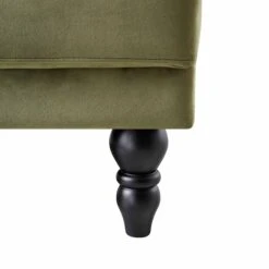 Hanney 3-Seater Chesterfield Sofabed In Moss Green Velvet 34 Hanney 3-Seater Chesterfield Sofabed In Moss Green Velvet -FINZ Furniture Shop AYSF 011 MOSSGREEN VEL detail4