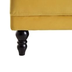 Hanney 3-Seater Chesterfield Sofabed In Mustard Yellow Velvet 41 Hanney 3-Seater Chesterfield Sofabed In Mustard Yellow Velvet -FINZ Furniture Shop AYSF 011 MUSTARD VEL detail4