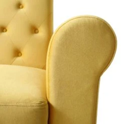 Hanney Chesterfield Chaise Sofabed In Mustard Yellow Velvet 35 Hanney Chesterfield Chaise Sofabed In Mustard Yellow Velvet -FINZ Furniture Shop AYSF 012 MUSTARD VEL detail2