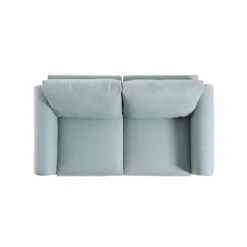Noak 2-Seater Grey Faux Leather Sofa With Chrome Legs 21 Noak 2-Seater Grey Faux Leather Sofa With Chrome Legs -FINZ Furniture Shop AYSF 014 GREY PU 2ST WB4