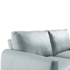 Noak 2-Seater Grey Faux Leather Sofa With Chrome Legs 24 Noak 2-Seater Grey Faux Leather Sofa With Chrome Legs -FINZ Furniture Shop AYSF 014 GREY PU detail1