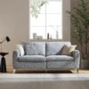 Noak 3-Seater Grey Woven Fabric Sofa With Chrome Legs 1 Noak 3-Seater Grey Woven Fabric Sofa With Chrome Legs -FINZ Furniture Shop AYSF 014 GREY WOVEN 3ST main