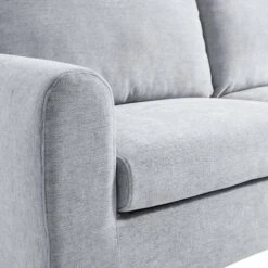 Noak 3-Seater Grey Woven Fabric Sofa With Chrome Legs 25 Noak 3-Seater Grey Woven Fabric Sofa With Chrome Legs -FINZ Furniture Shop AYSF 014 GREY WOVEN detail2 15d73603 31c2 416c b5b8 85dc28221610