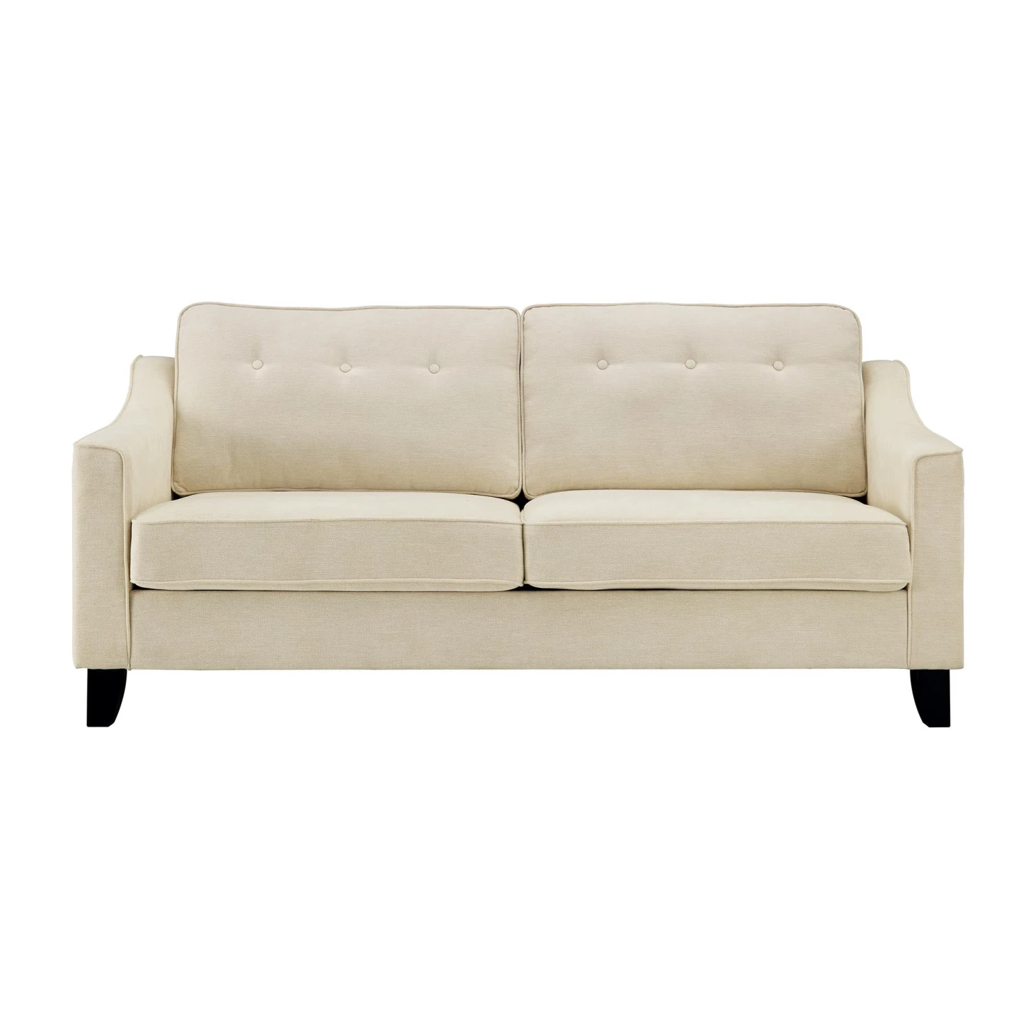 Harper 3-Seater Slope Arm Beige Woven Fabric Sofa 5 Harper 3-Seater Slope Arm Beige Woven Fabric Sofa - Image 3