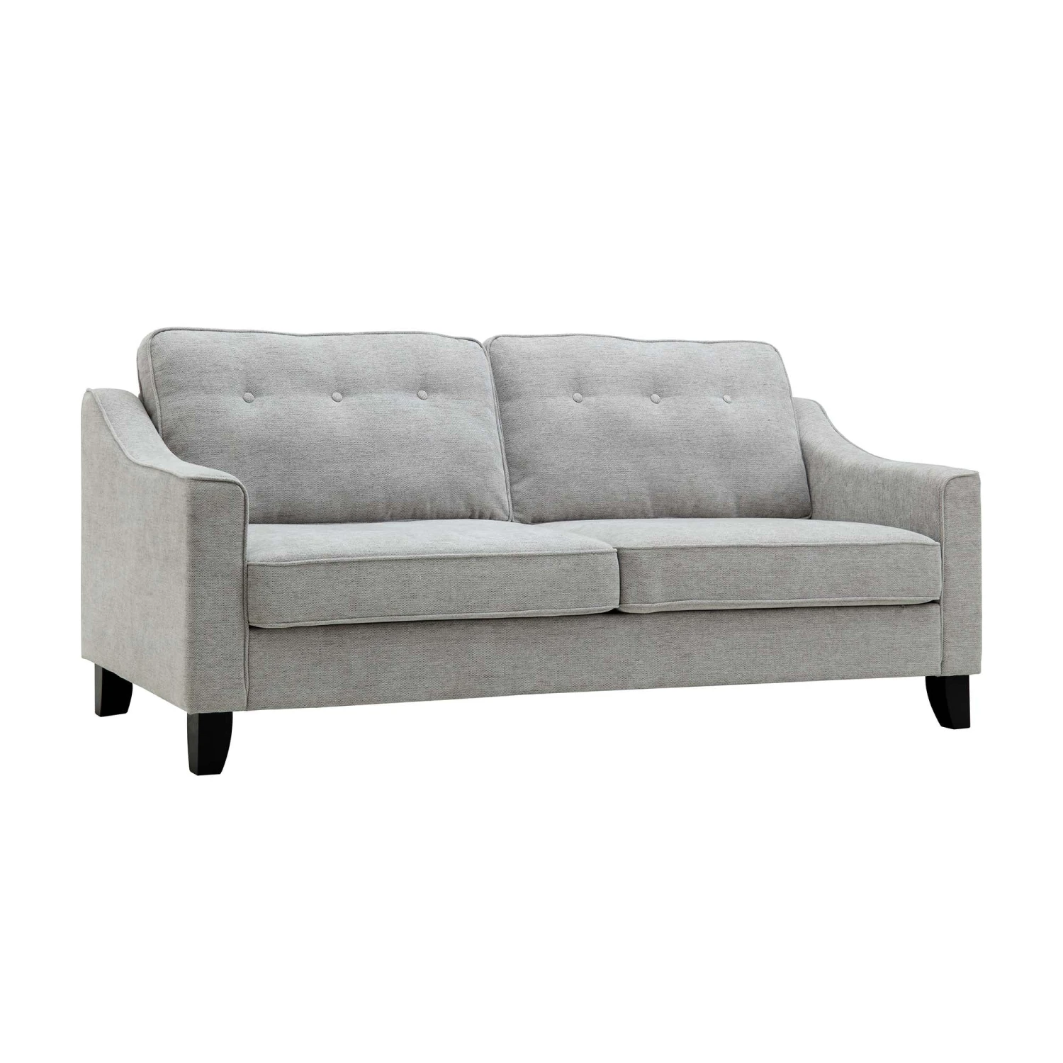 Harper 3-Seater Slope Arm Grey Woven Fabric Sofa 6 Harper 3-Seater Slope Arm Grey Woven Fabric Sofa - Image 4