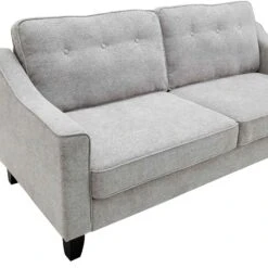 Harper 3-Seater Slope Arm Grey Woven Fabric Sofa 23 Harper 3-Seater Slope Arm Grey Woven Fabric Sofa -FINZ Furniture Shop AYSF 015 GREY WOVEN detail2