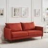 Bari Burnt Ochre Fabric Sofa