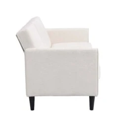 Latimer Beige Woven Fabric 3-Seater Storage Sofa Bed -FINZ Furniture Shop AYSF 09 BEIGEWOVEN 3ST WB7