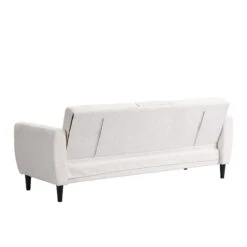 Latimer Beige Woven Fabric 3-Seater Storage Sofa Bed -FINZ Furniture Shop AYSF 09 BEIGEWOVEN 3ST WB8