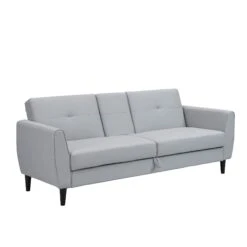 Latimer Grey Faux Leather 3-Seater Storage Sofa Bed 23 Latimer Grey Faux Leather 3-Seater Storage Sofa Bed -FINZ Furniture Shop AYSF 09 GREYPU 3ST WB2