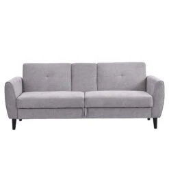 Latimer Light Grey Brushed Fabric 3-Seater Storage Sofa Bed 25 Latimer Light Grey Brushed Fabric 3-Seater Storage Sofa Bed -FINZ Furniture Shop AYSF 09 LGREYFAB 3ST WB1