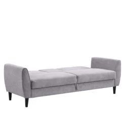 Latimer Light Grey Brushed Fabric 3-Seater Storage Sofa Bed 30 Latimer Light Grey Brushed Fabric 3-Seater Storage Sofa Bed -FINZ Furniture Shop AYSF 09 LGREYFAB 3ST WB5