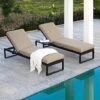 Albany Aluminium Sun Lounger And Side Table Set, Taupe 2 Albany Aluminium Sun Lounger And Side Table Set, Taupe -FINZ Furniture Shop AlbanyLoungerMAIN EDITED