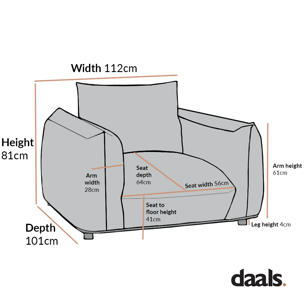 Gianni Armchair, Rust Velvet 7 Gianni Armchair, Rust Velvet - Image 5