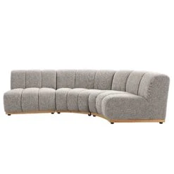 Granvia Taupe Boucle Modular Sofa, 3-Seater L-Shaped Sofa 9 Granvia Taupe Boucle Modular Sofa, 3-Seater L-Shaped Sofa -FINZ Furniture Shop BOSF 9381 TAUPE BOU 3ST LS WB3